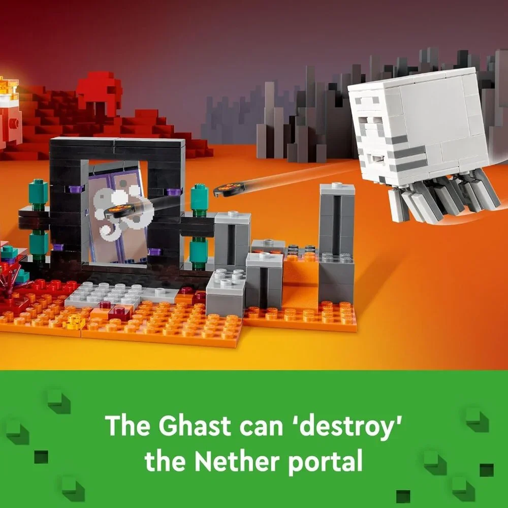 NEW LEGO Minecraft 21255 The Nether Portal Ambush Adventure Set Building Toy for - Picture 11 of 12
